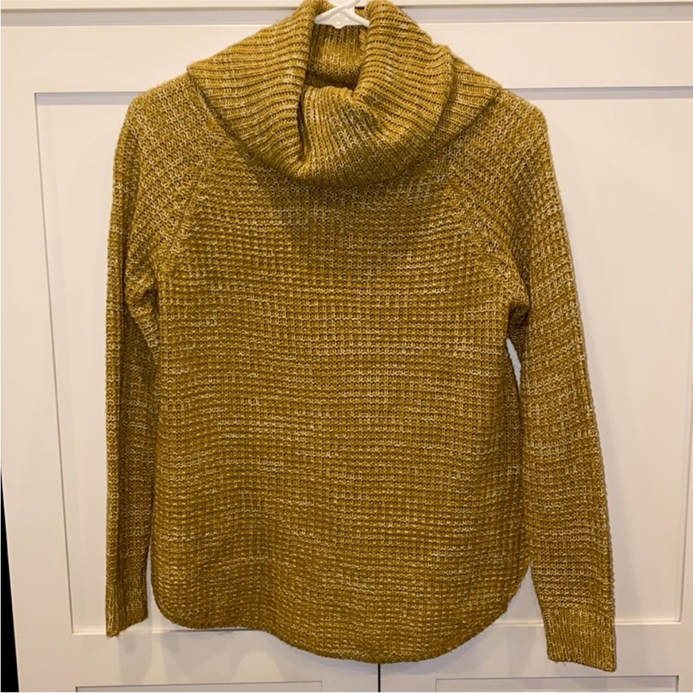 It’s Our Time Yellow Mustard Turtleneck Sweater